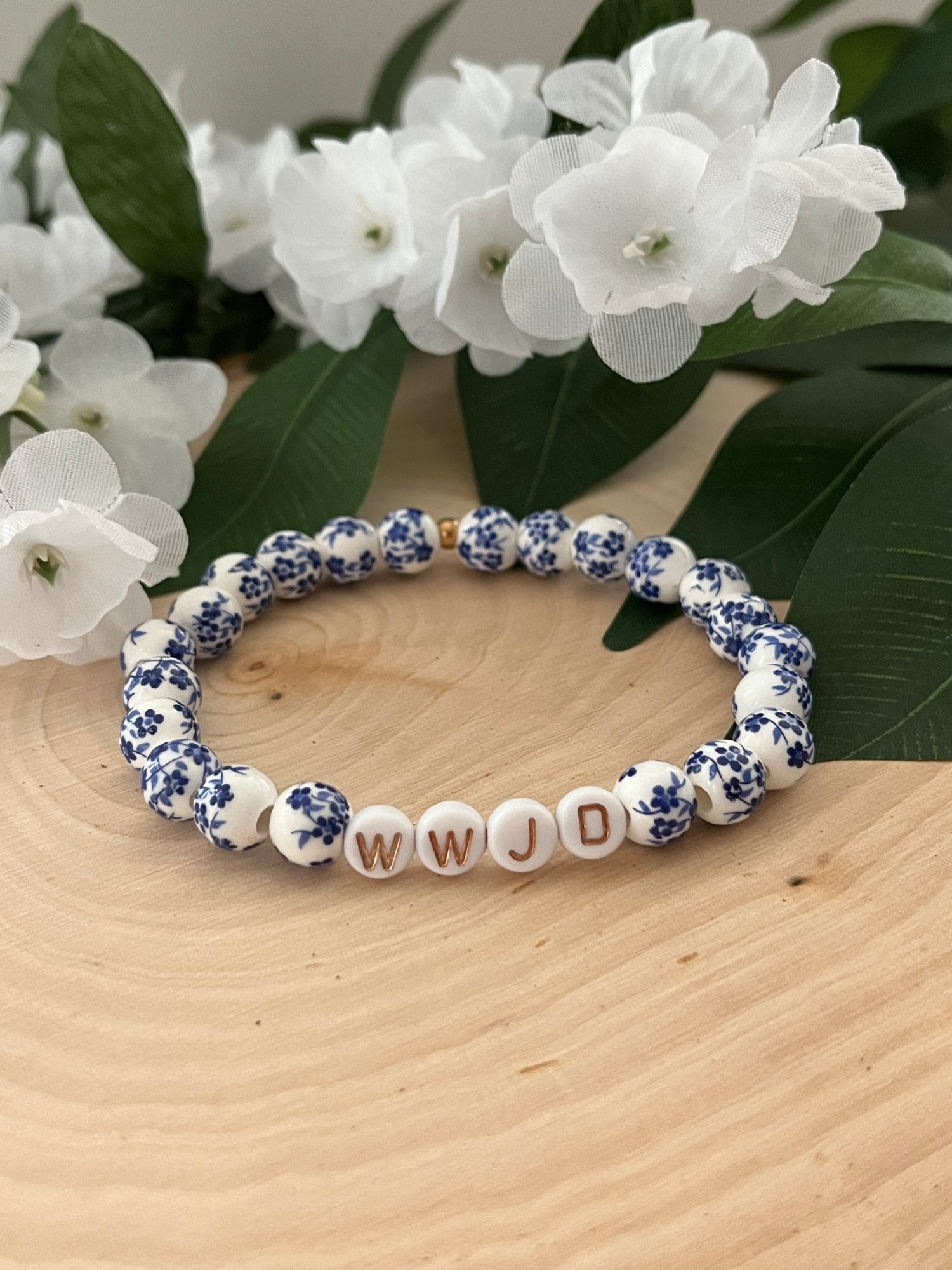 Faith-inspired beaded bracelet collection featuring scripture-based designs with colorful and meaningful beads. Perfect for expressing spiritual beliefs with style and inspiration.