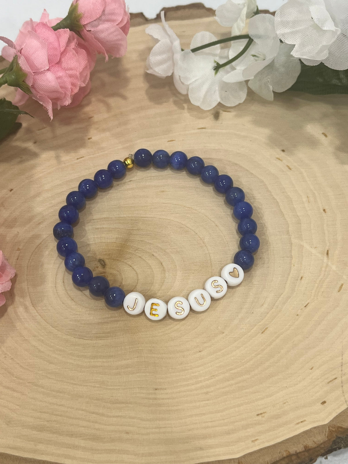 Jesus bead bracelet- faith jewelry