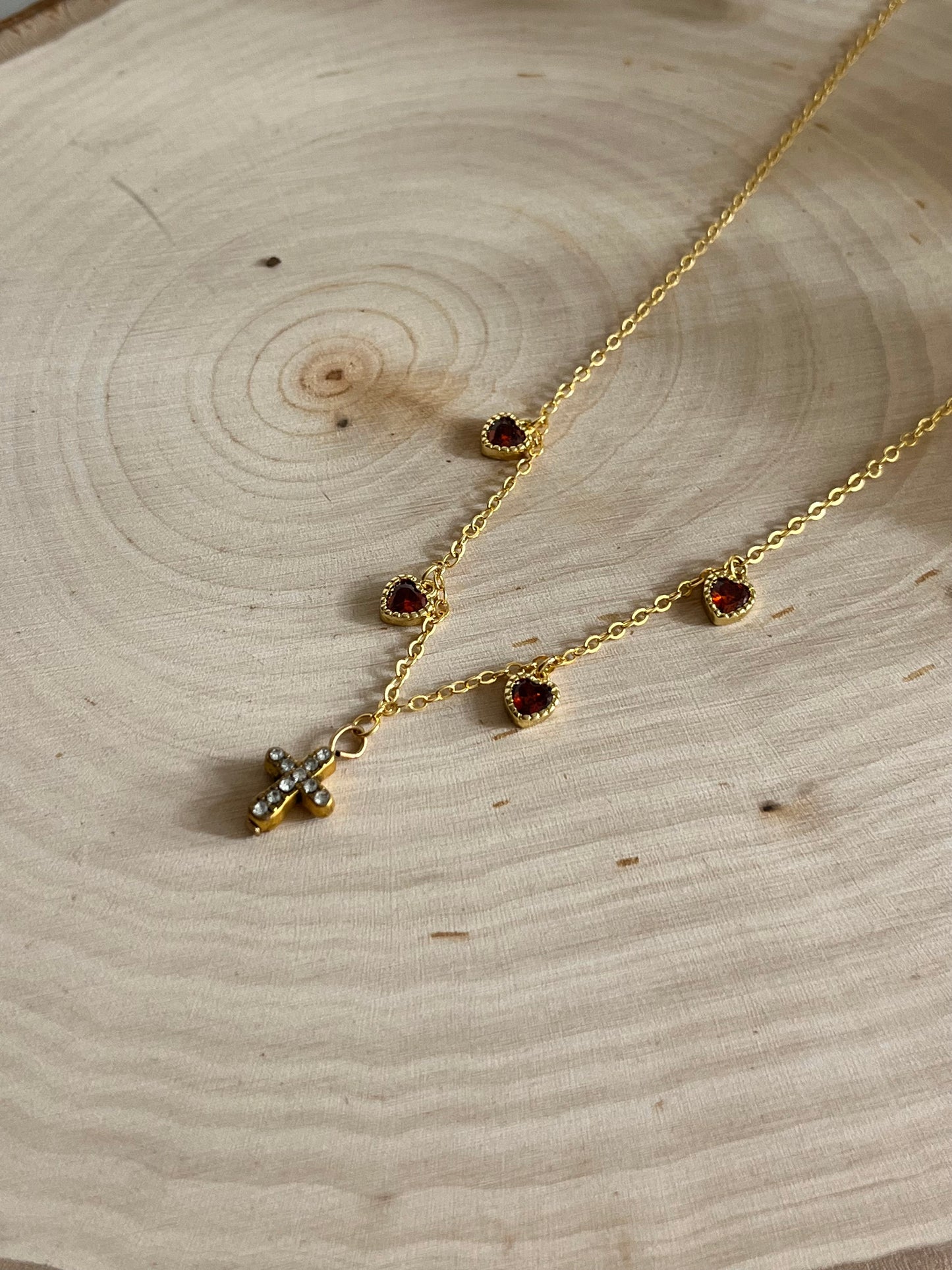 Everlasting Love Gold Necklace – Elegant 16K Gold Pendant for Women, Christian Jewelry Gift