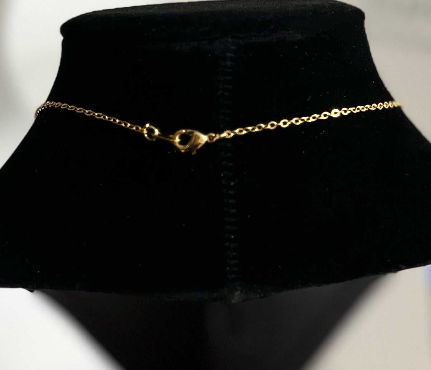 16K gold necklace with pearl cross, Simply in Christ collection.
