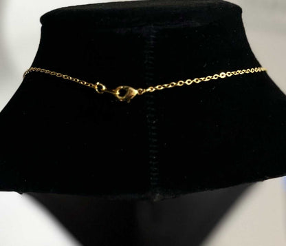 16K gold necklace with pearl cross, Simply in Christ collection.