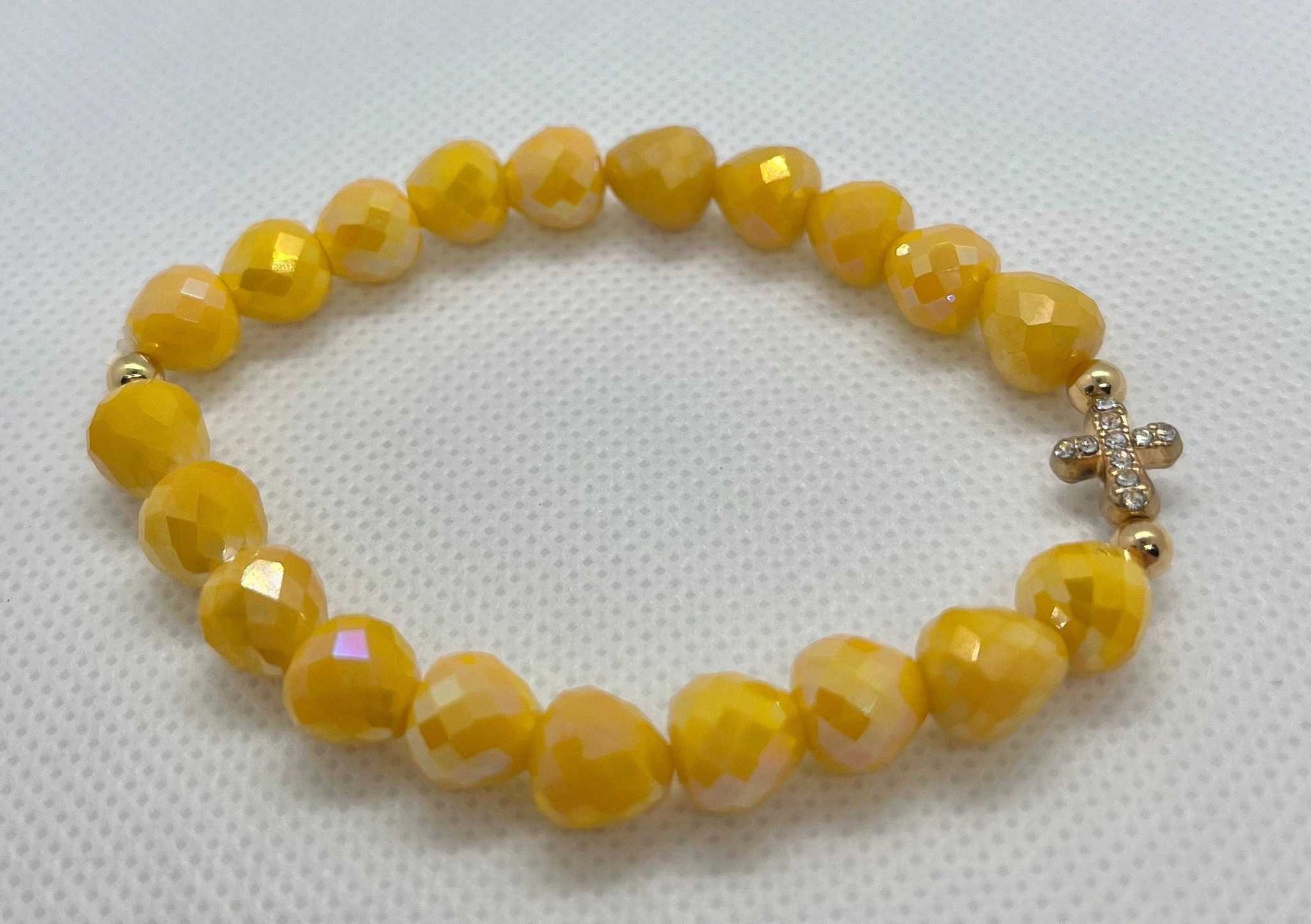Cross Bead Bracelet Collection, faith-inspired jewelry, perfect for daily wear or gifts


