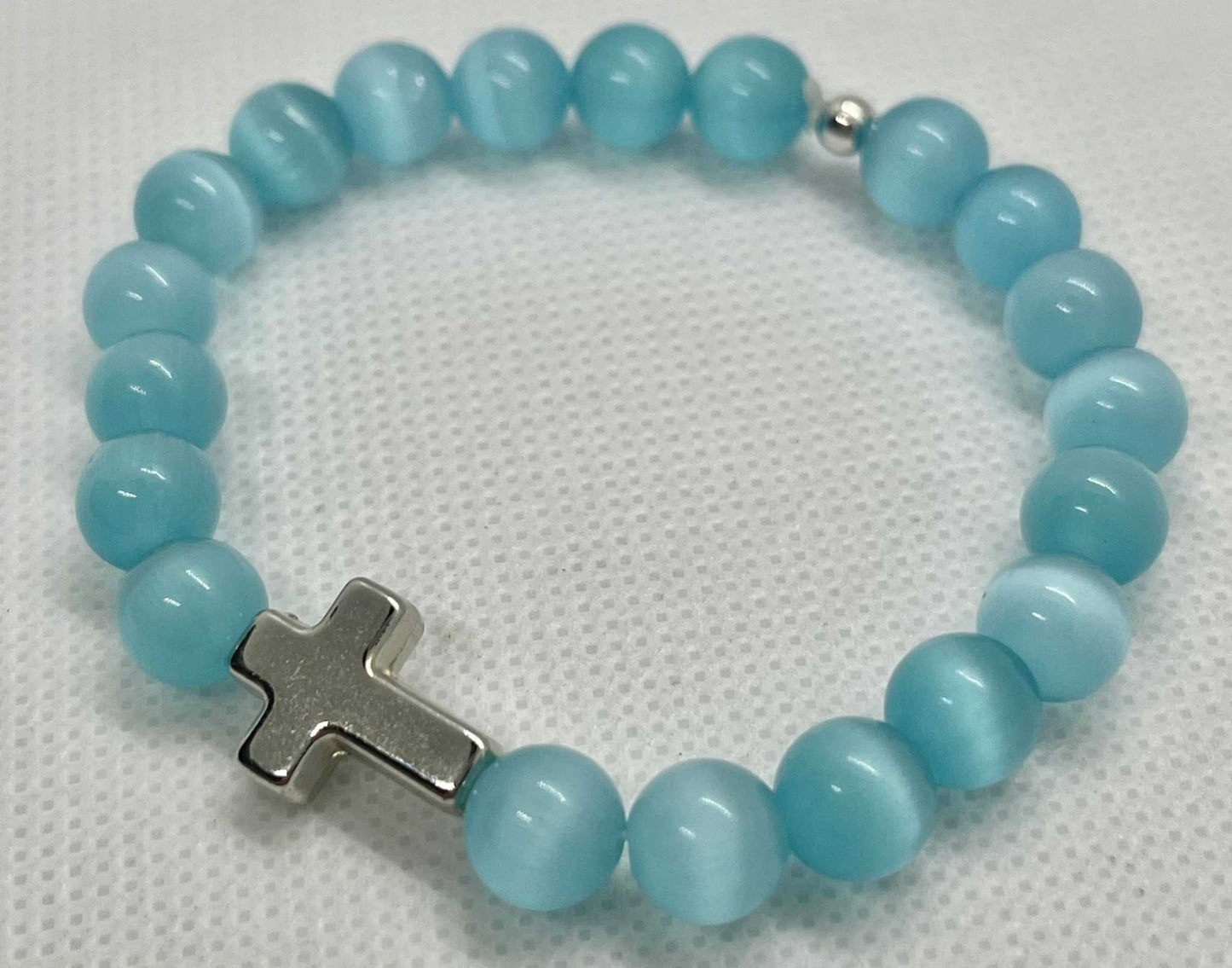 Cross Bead Bracelet Collection, faith-inspired jewelry, perfect for daily wear or gifts


