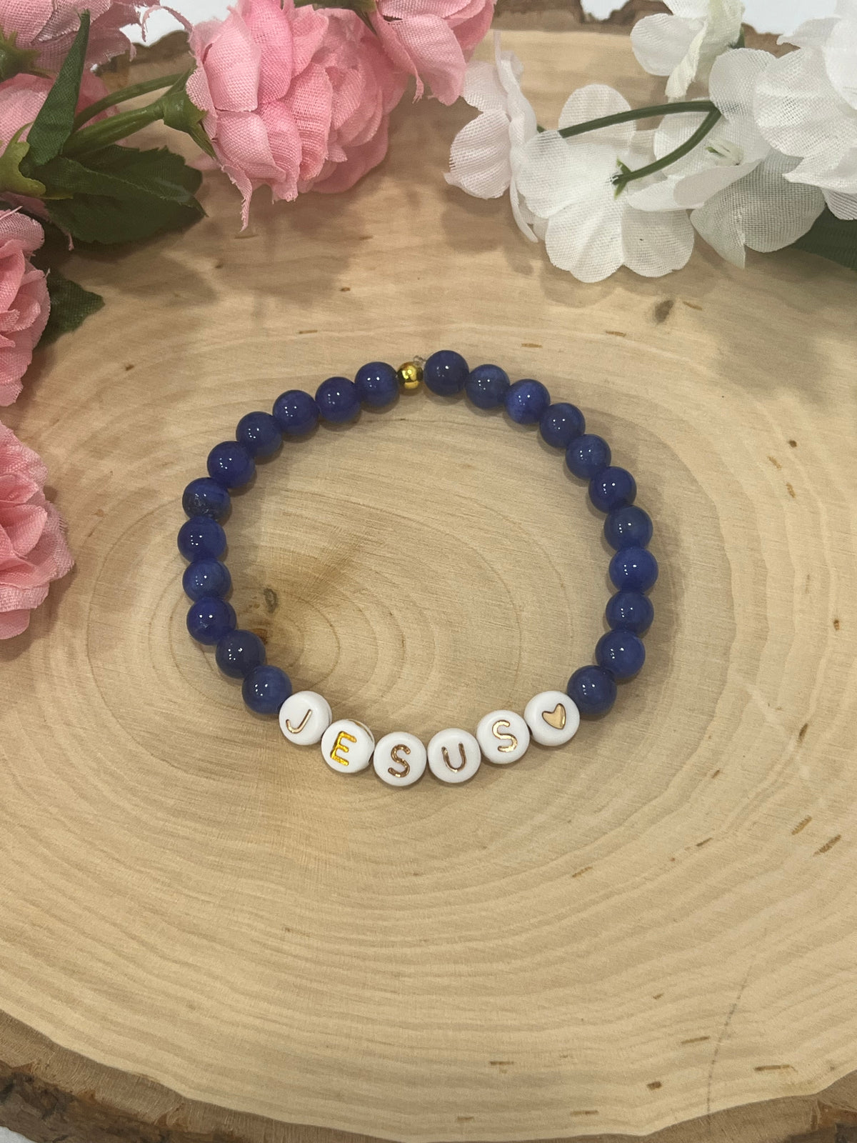 Jesus bead bracelet- faith jewelry