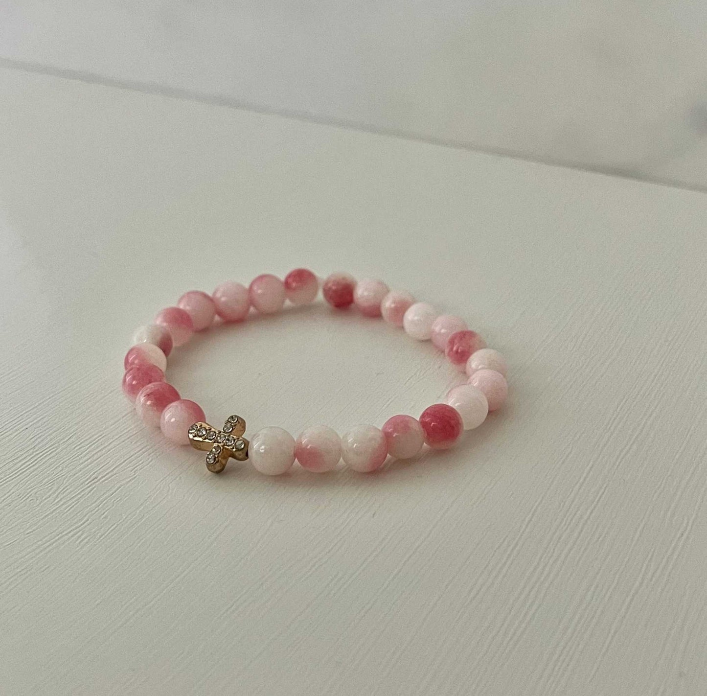 Cross Bead Bracelet Collection, faith-inspired jewelry, perfect for daily wear or gifts

