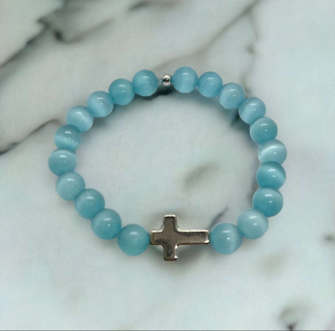 Cross Bead Bracelet Collection, faith-inspired jewelry, perfect for daily wear or gifts

