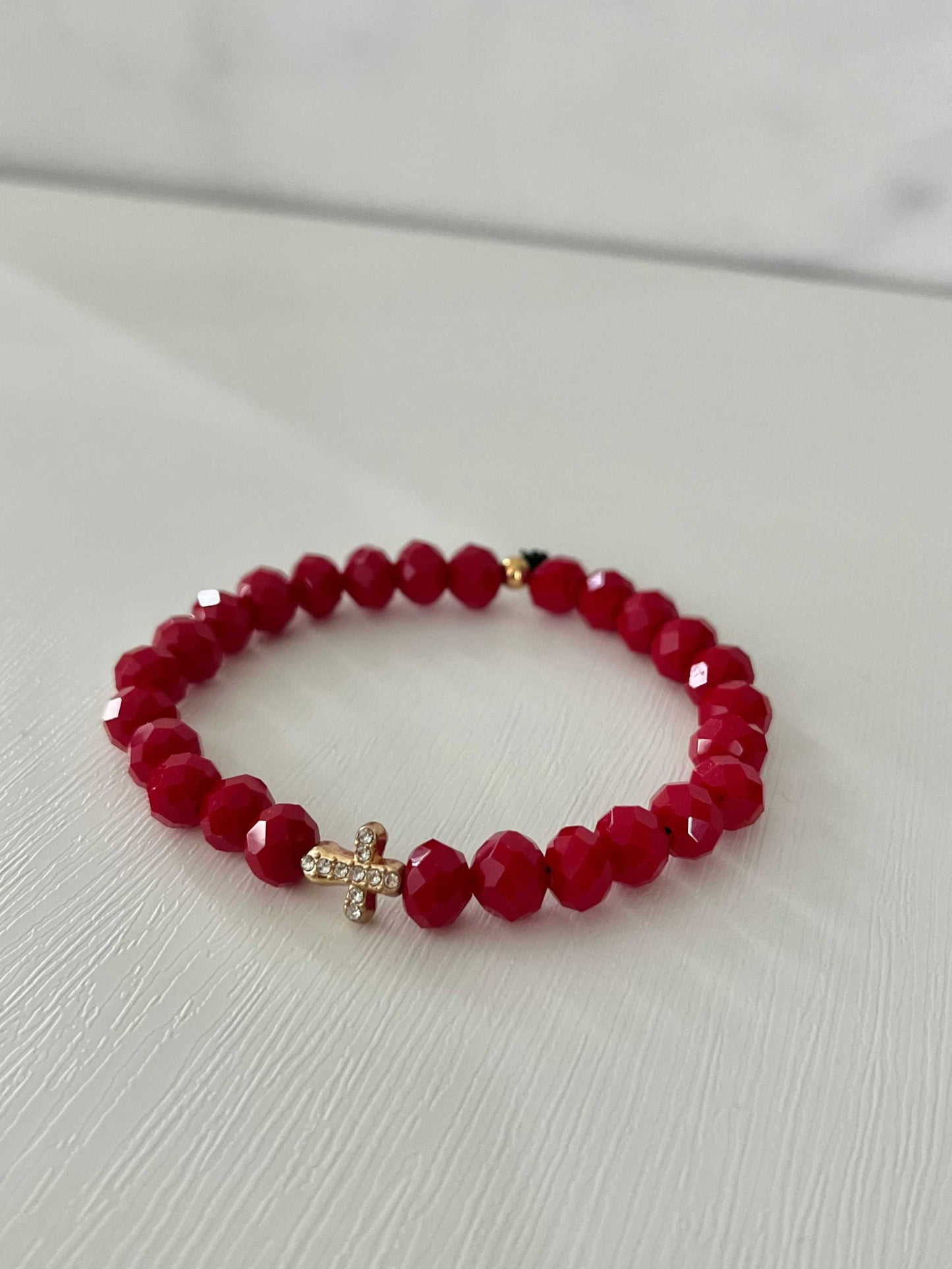 Cross Bead Bracelet Collection, faith-inspired jewelry, perfect for daily wear or gifts

