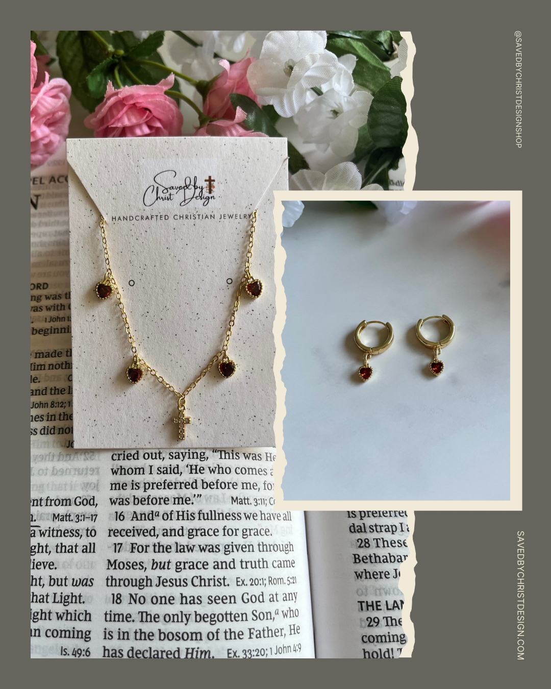 Gold Heart Huggie Earrings – Dainty Heart Charm Hoops