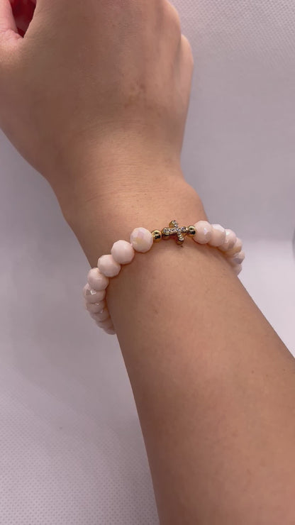 Pulseras de cuentas cruzadas múltiples diseños y colores