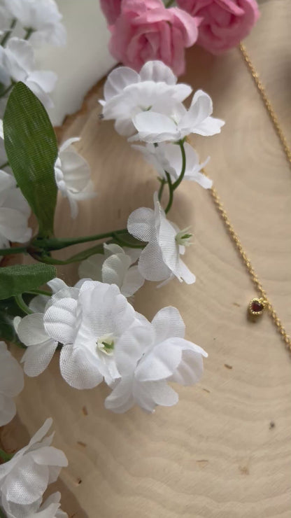 Everlasting Love Gold Necklace – 16K Chain 18K Gold Heart Cross
