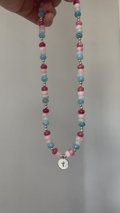 Christian Cross Necklace – Fruit of the Spirit Necklace