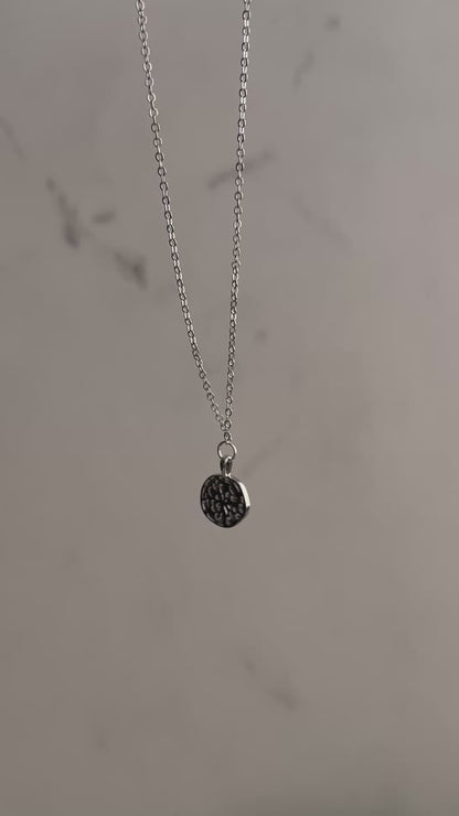 Silver Necklace White Cross Pendant - Elegant 18" Hypoallergenic Design