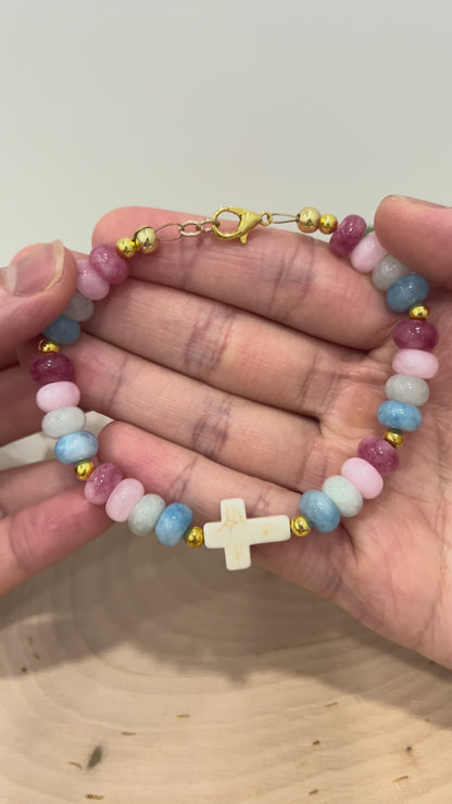 Fruit Of The Spirit Cross Bracelet