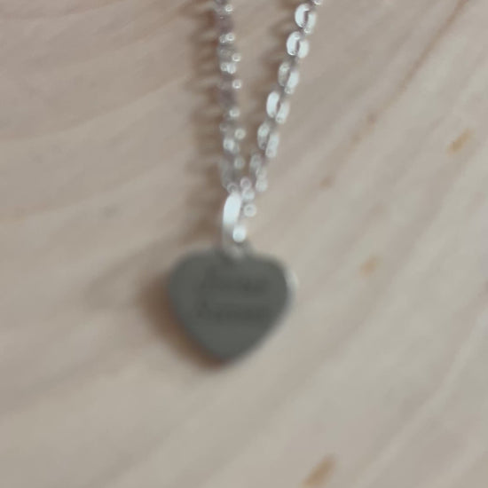 Jesus Saves Silver Necklace – Stainless Steel Christian Jewelry Pendant
