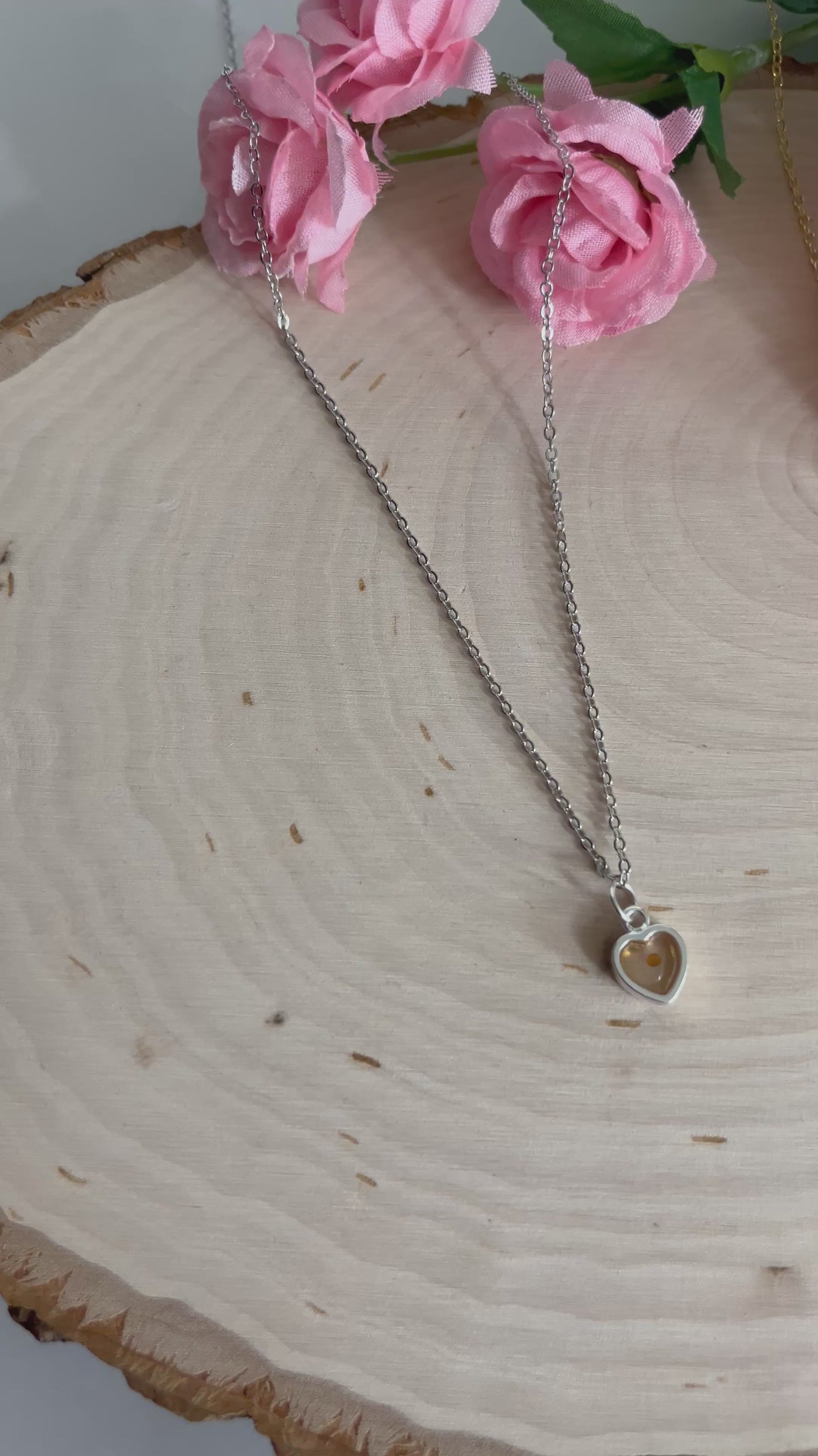 Christian Mustard Seed Heart Necklace in Gold and Silver – Faith Jewelry for Women