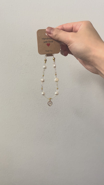 Mustard Seed Freshwater Pearl Bead Bracelet Christian Jewelry