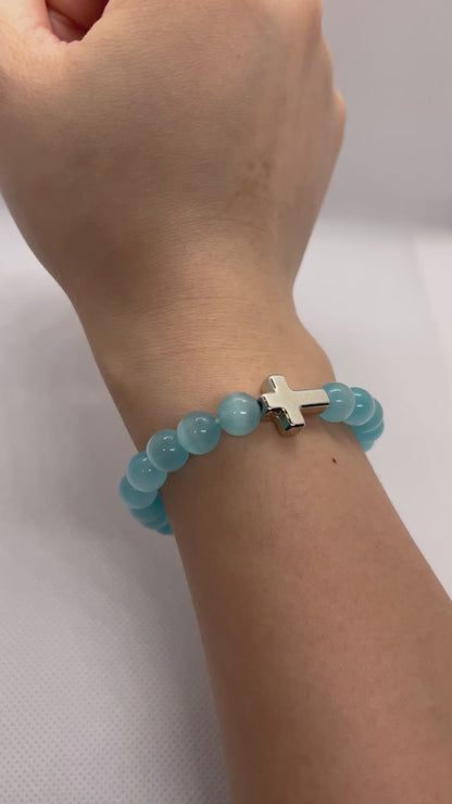 Pulseras de cuentas cruzadas múltiples diseños y colores